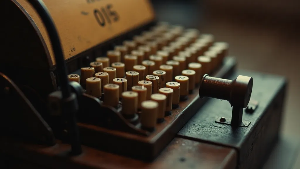 Brunsviga Model K adding machine detail