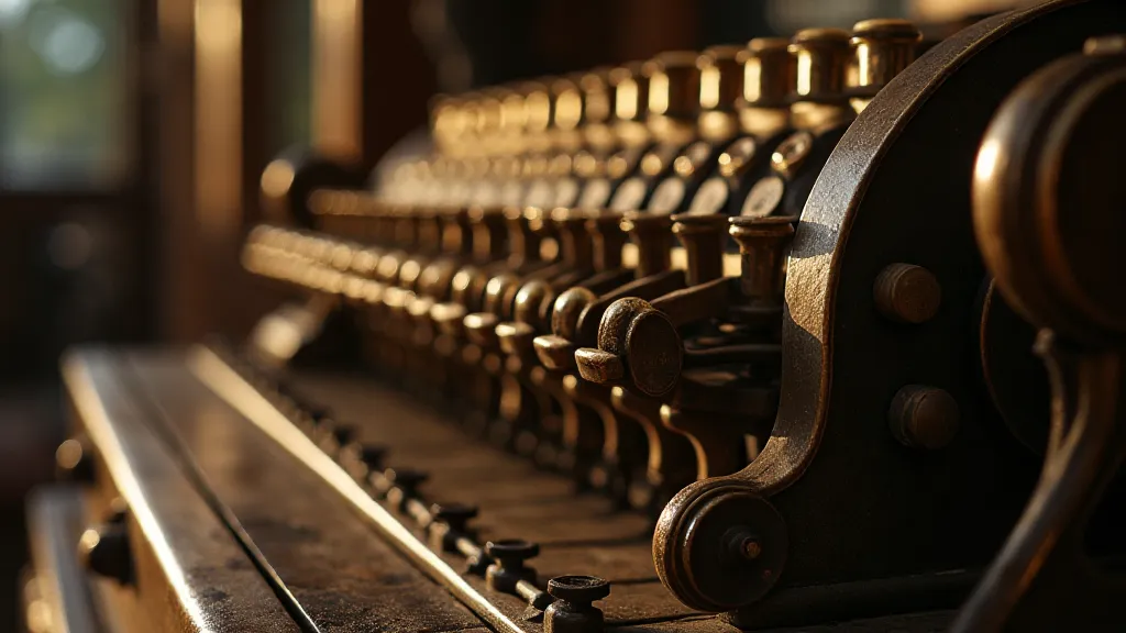Restored Brunsviga Type 1 close-up