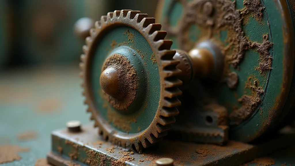 Corroded Brass Gear