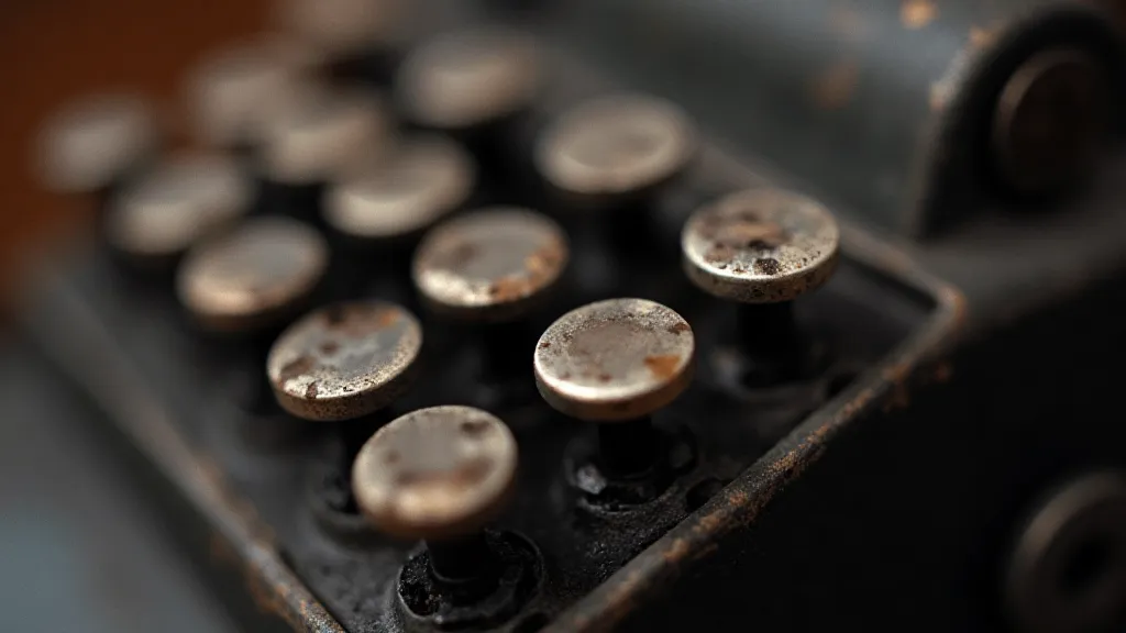 Antique adding machine key
