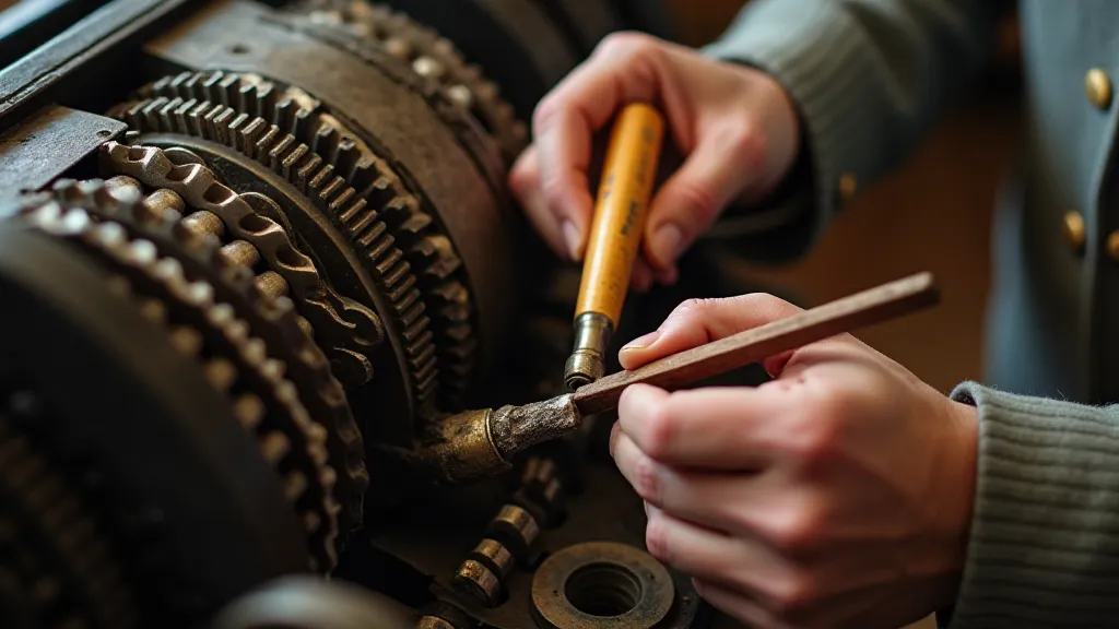 Repairing an adding machine