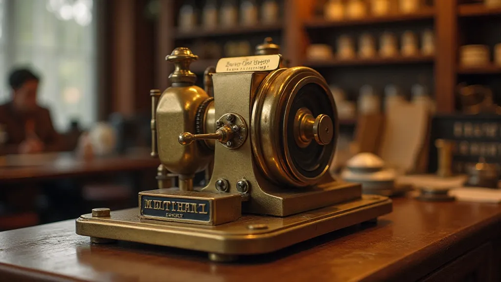 Restored Marchant adding machine